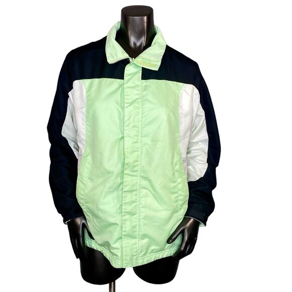 Athletic Works Women's Reversible Windbreaker Jacket Size Med Tri Color - Picture 1 of 11